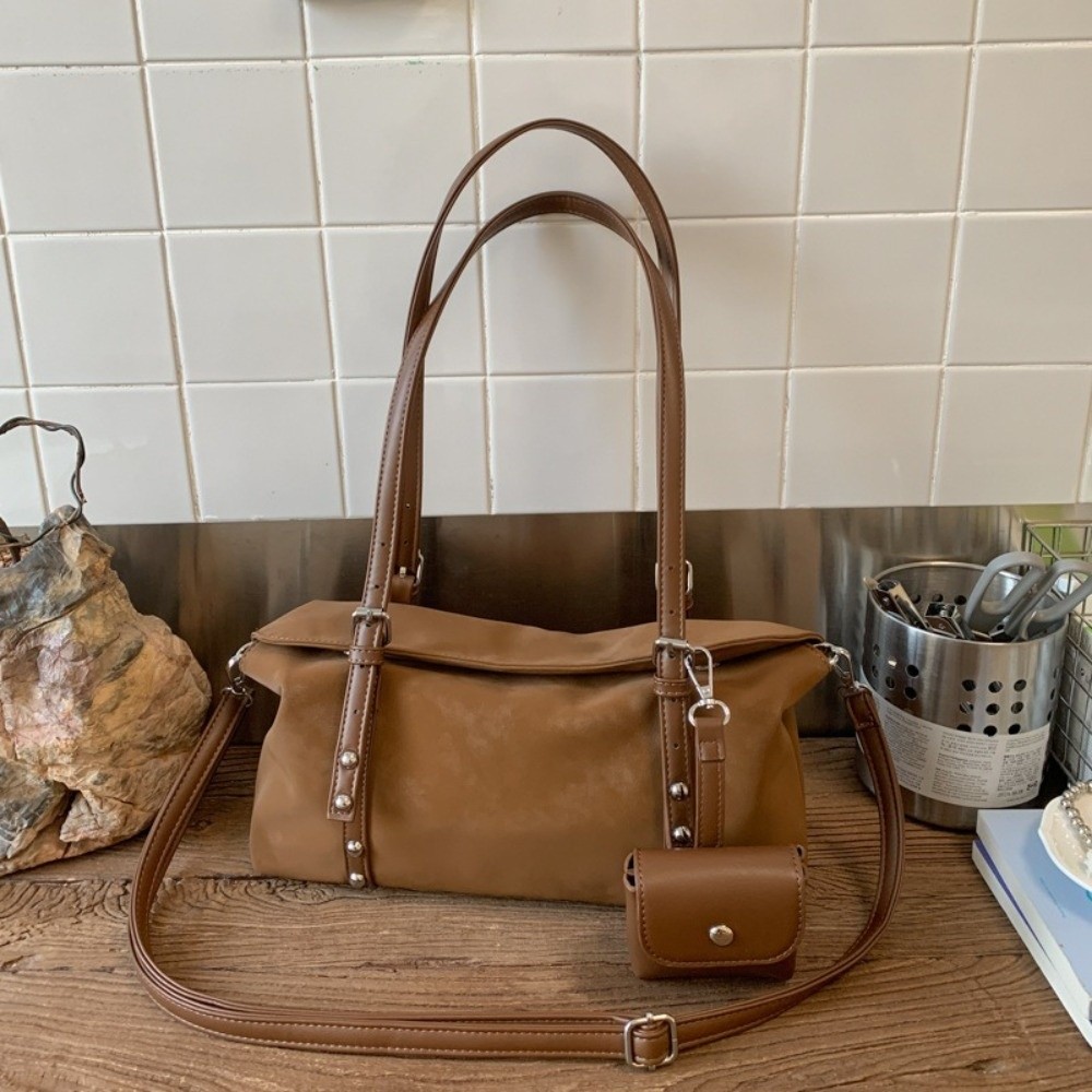 Women Hand Bags For Office - 새로운 PU 소재 여성용 숄더백, 빈티지