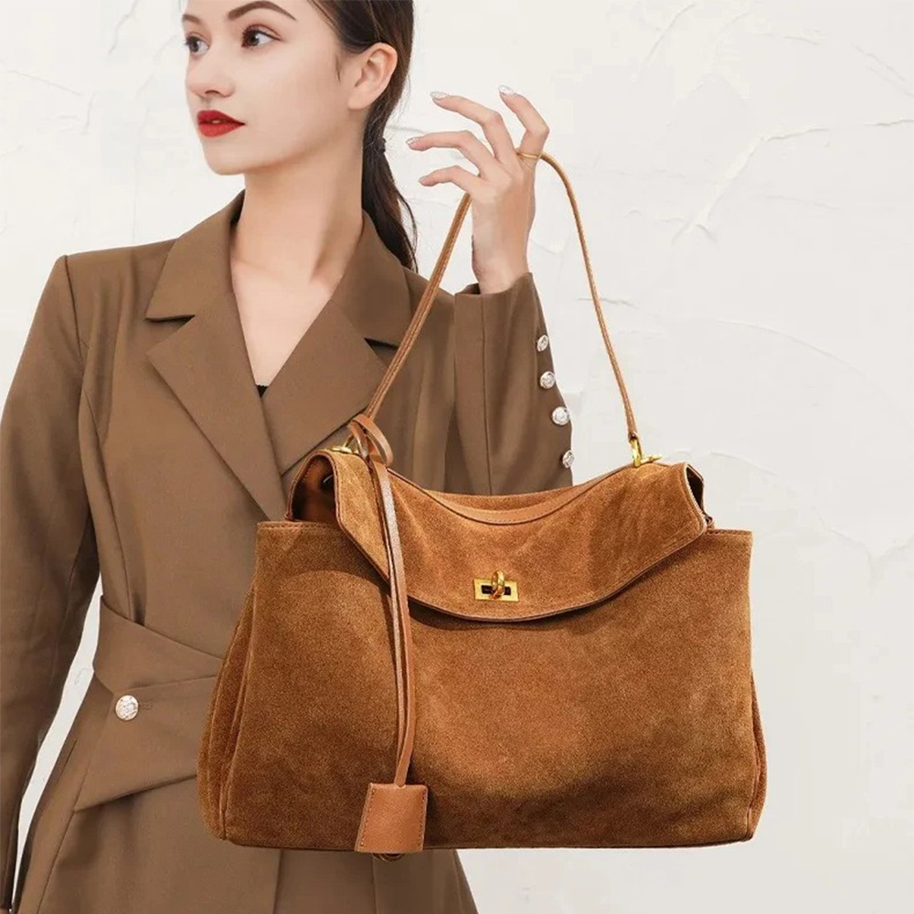 가을 겨울 여성용 스웨이드 천연 가죽 가방 숄더 핸드백 - Women Bags On Sale 리뷰 및 가격