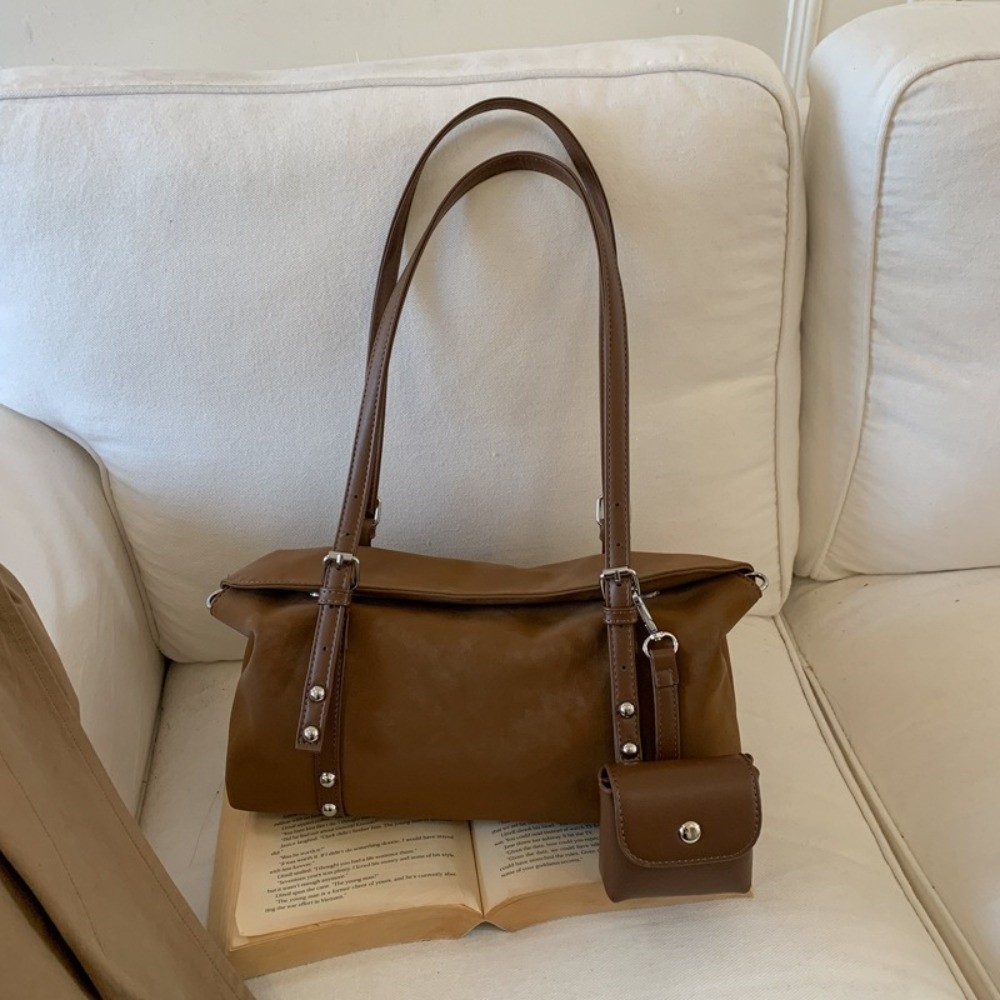 새로운 PU 소재 여성용 숄더백, 빈티지 스타일, 손으 - Women Hand Bags For Office 리뷰 및 가격